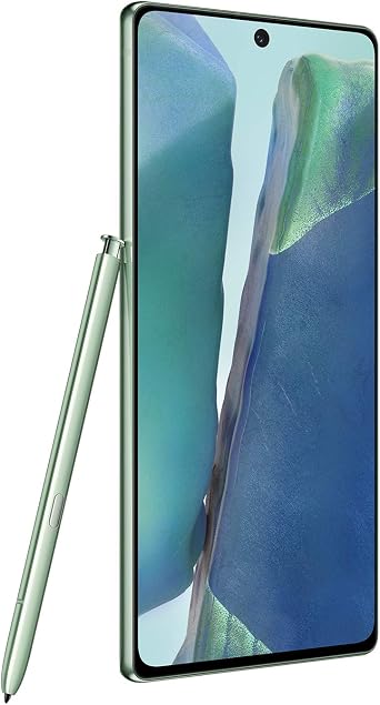 Samsung Galaxy Note20 5G Factory Unlocked Android Cell Phone, US Version, 128GB of Storage, Mobile Gaming Smartphone, Long-Lasting Battery, Mystic Green