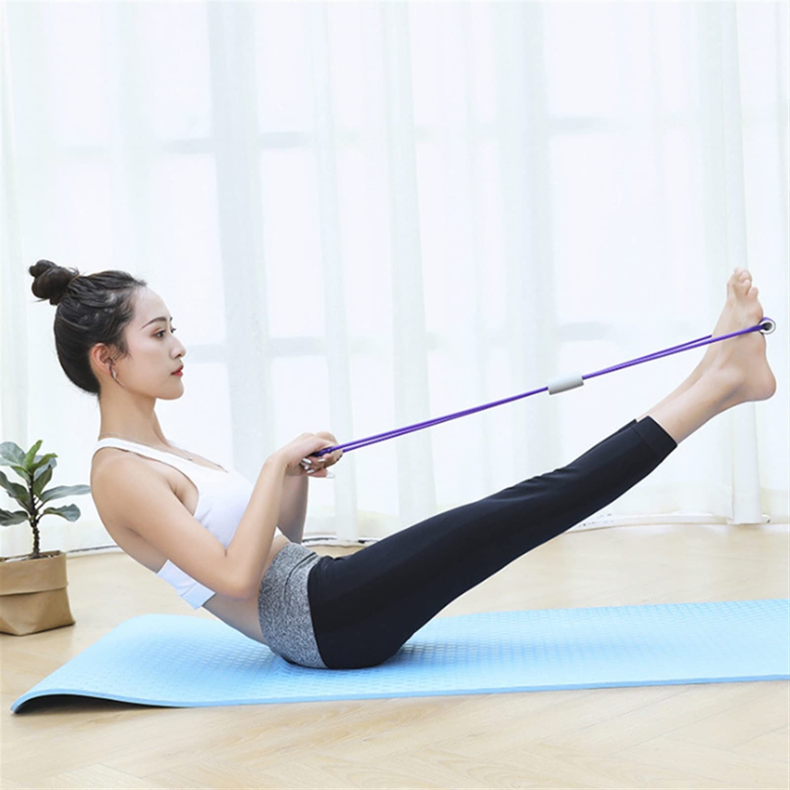 Brustzieher, neuer Yoga-Gummi, Fitness-Widerstand, 8 Brust-Expander-Seil, Workour Yoga-Gummi, Fitness-Widerstand, 8 Brust-Expander-Seil, Workout, Muskeltraining, Gummibänder für Sportübungen