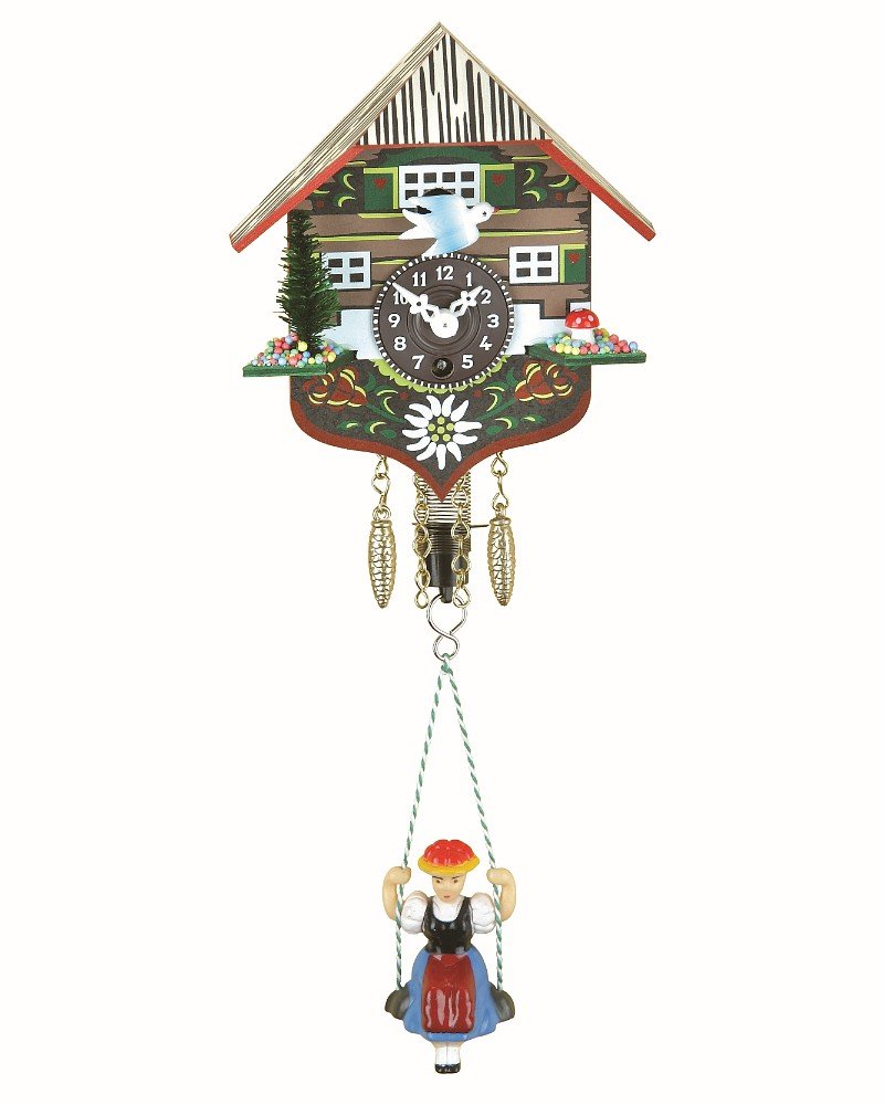 Pendulette Miniature Forêt-Noire Trenkle – TU 26 SQ Bergsteiger, Neuve