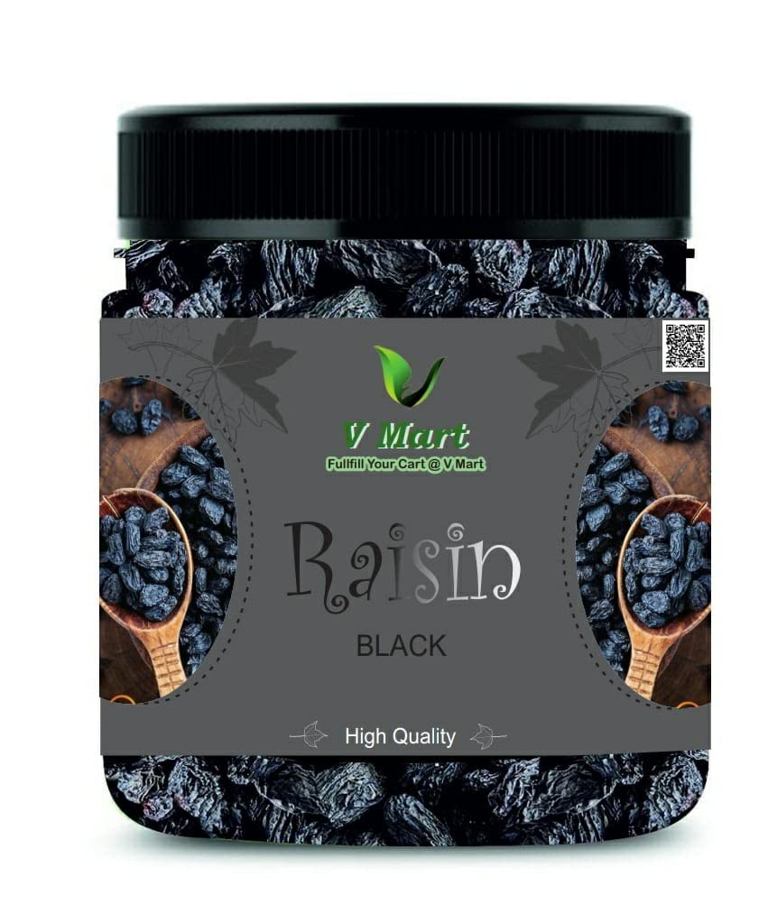 V mart Afghani Seedless Black Raisins, 2 | Kali Kismis | Dried Kishmish Without Seeds, Fresh and Healthy Dry Fruit| [Jar Pack] (250 gm) (B09R27H6NG) Amazon Price History, Amazon Price Tracker