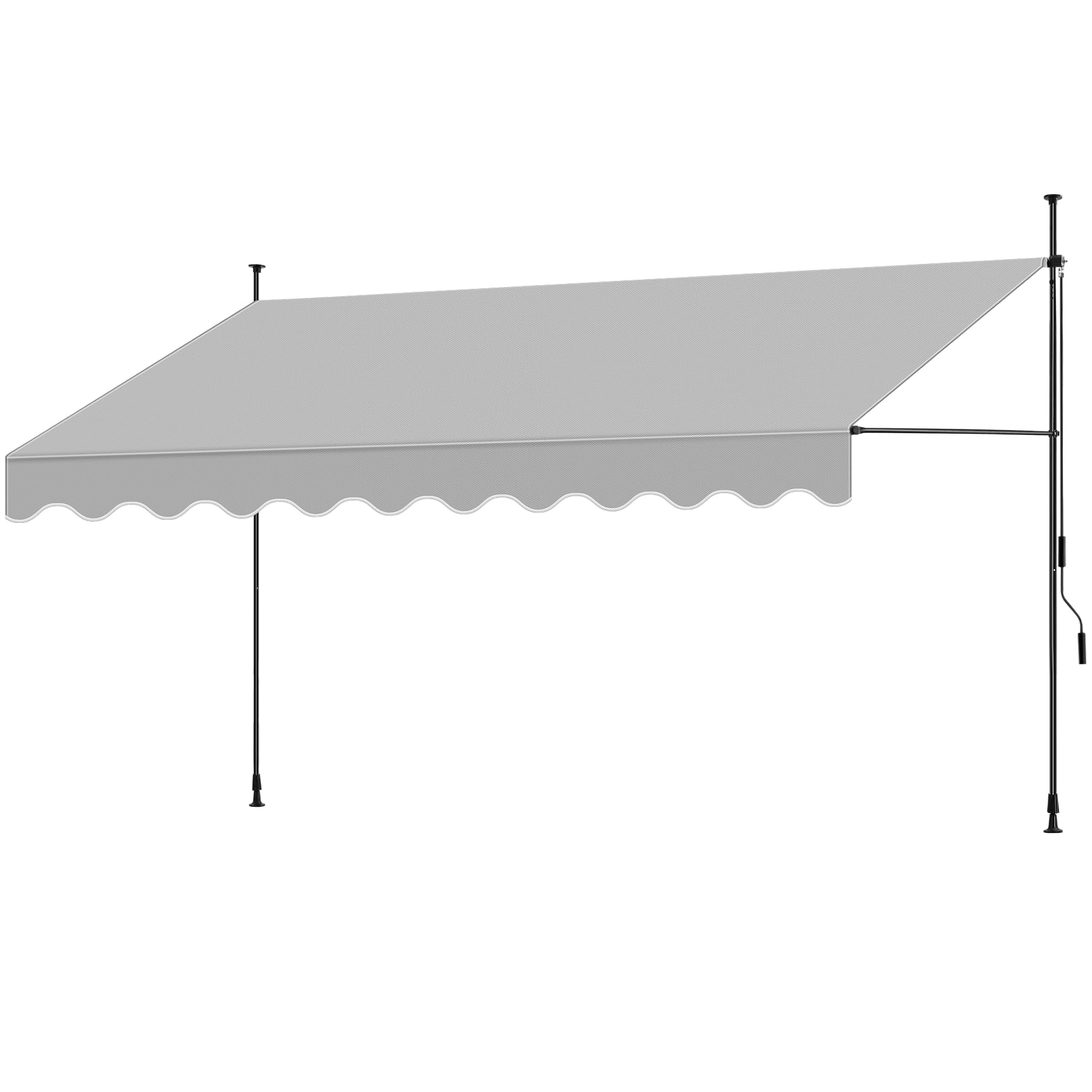 Toldo terraza extensible repelente al agua y resistente a rayos UV