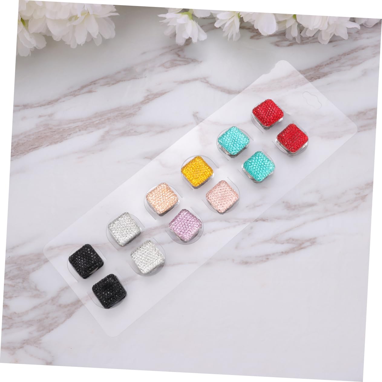 36 Stk Magnetische Brosche Hijab Magnetisch Filz Pompons Haarturban Bandanas Quadratische Magnete Organisator Für Zahnseide Holz Trendige Accessoires Kopfbedeckung Schal