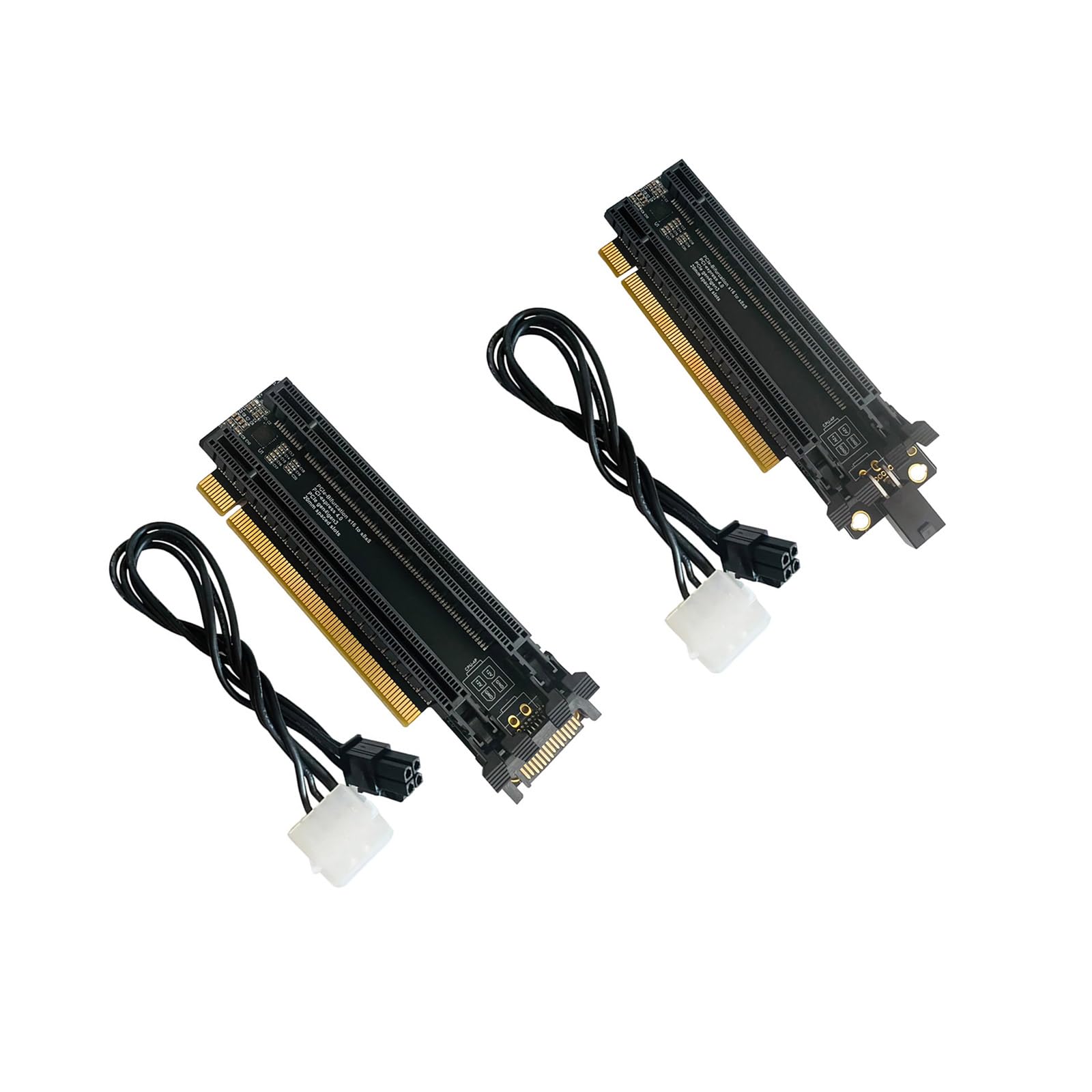 Amazon.co.jp: [YmilemY] PCIE X16 に X8x8 拡張カード PCIE X16 1 に