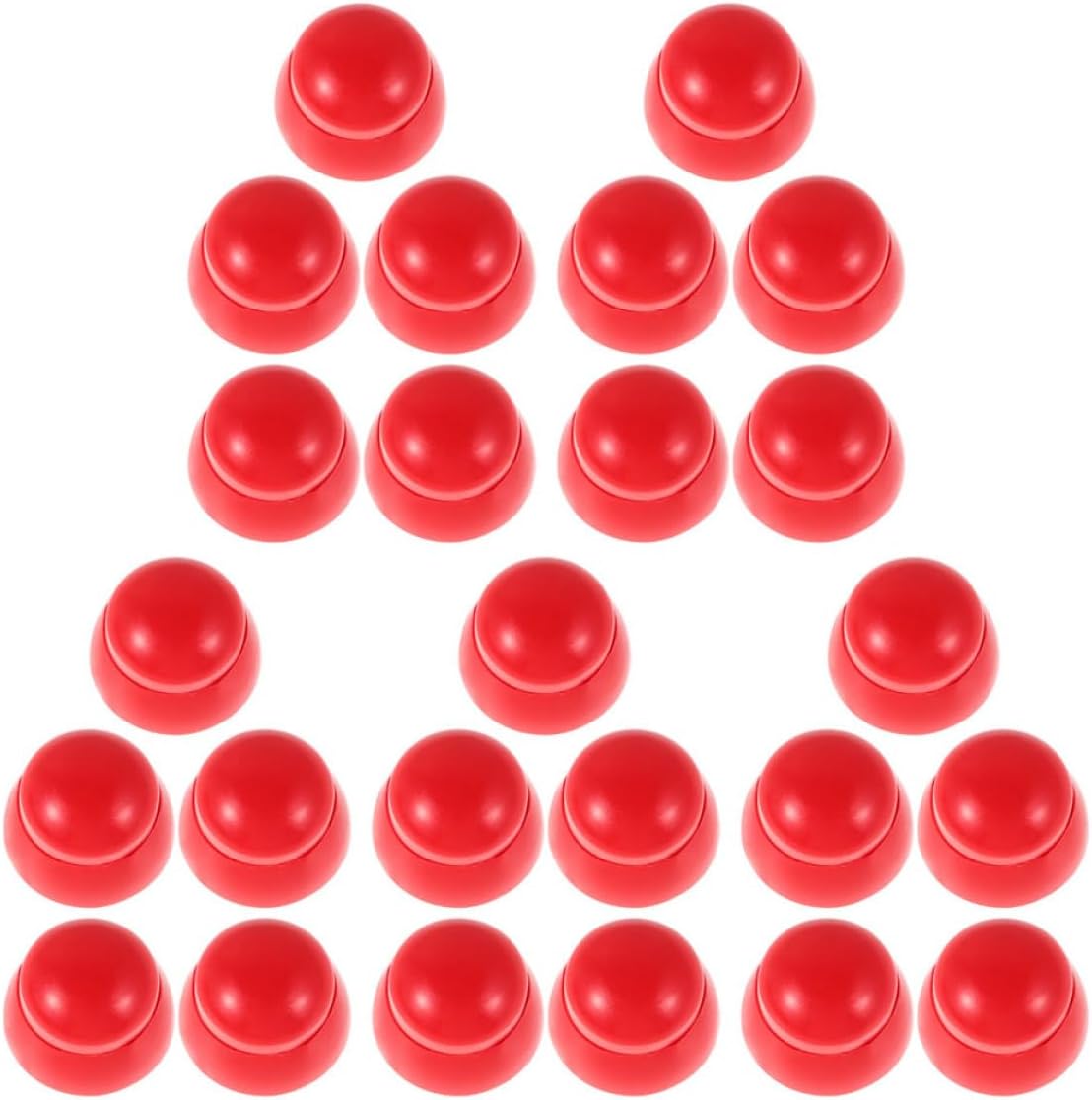 Toyvian 25pcs Playground Nut and Bolt Covers Protective Screw Caps for ’s Playsets Red Plastic Safety Caps for Slides Swings and Climbing Frames