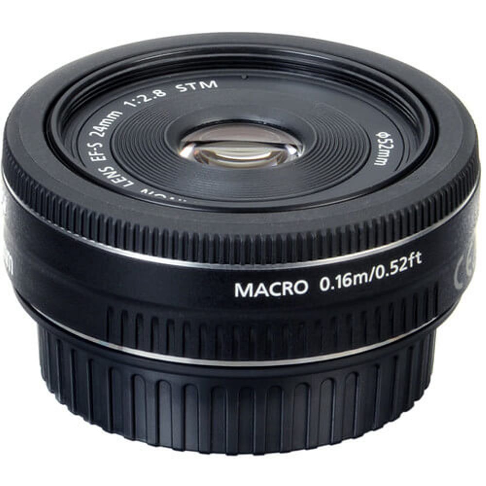 Canon EF-S 24mm f/2.8 STM レンズ Canon EF-S 24mm f/2.8 STM Lente, Preta | Amazon.com.br