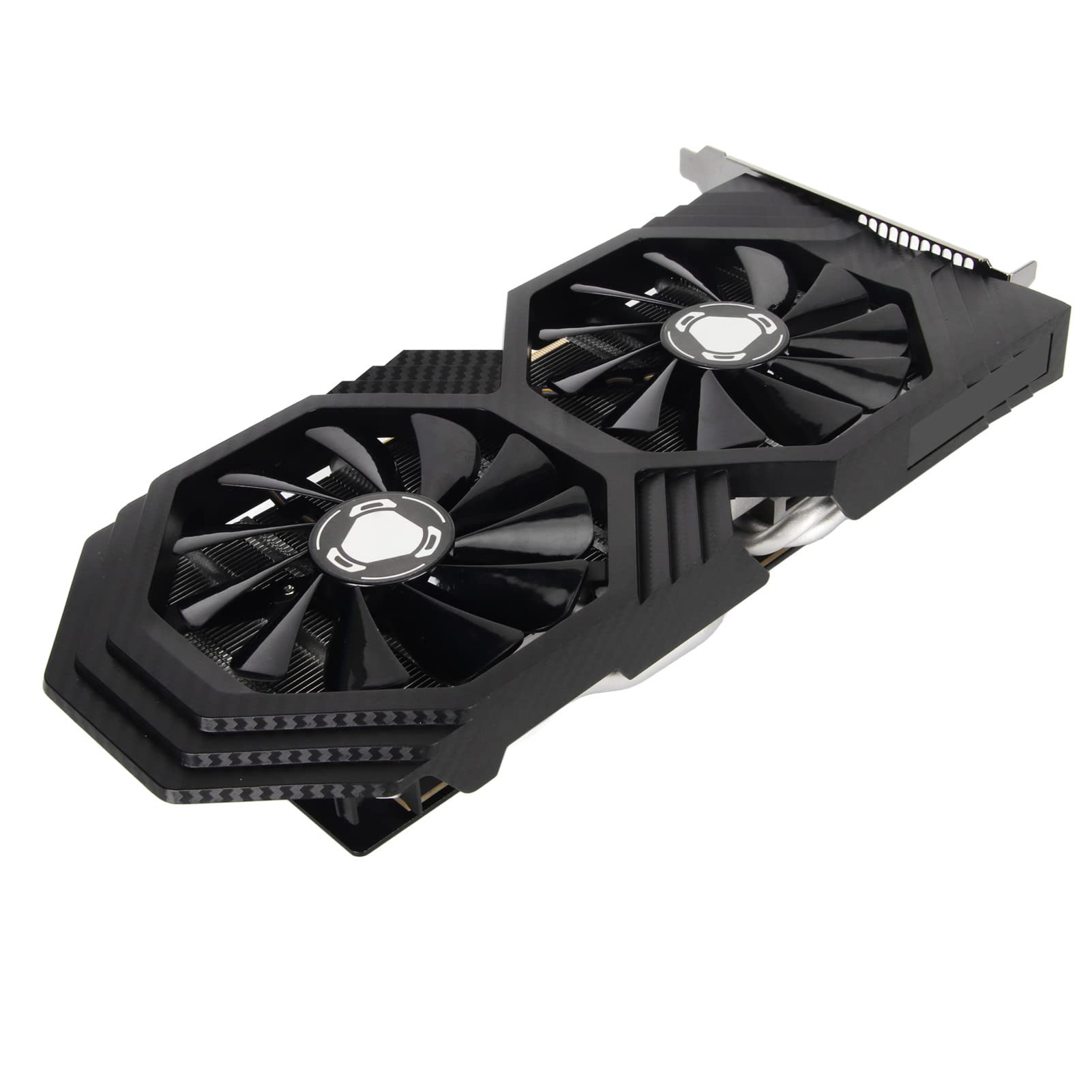 Karta Graficzna RX590 8G GDDR5, Podwójny Wentylator 1460 MHz 256-bitowe Karty Graficzne do Gier, Obsługa DP DVI HDMI, do Komputera Stacjonarnego