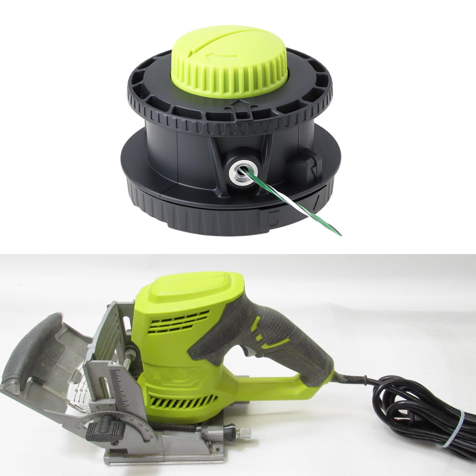 Cabezal de Corte con Alimentación por Golpe para Eje Recto 314608005 Compatible con Ryobi RY15526 RY15527 RY15529