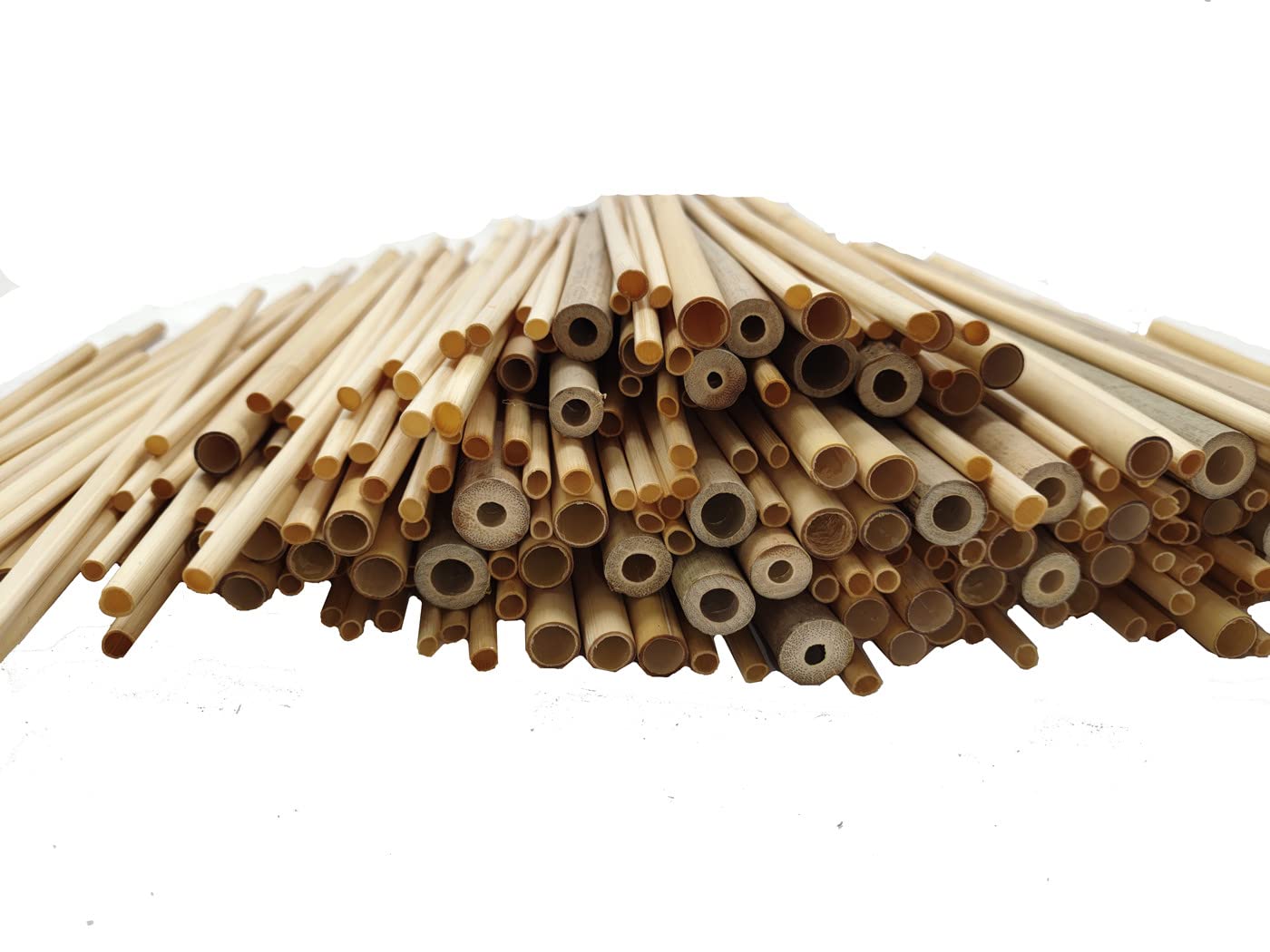 200 cannucce di grano + 50 cannucce + 20 tubi di bambù prefabbricati da 20 cm, materiale di riempimento, aiuti per nidificazione, api selvatiche, per insetti, casetta per api selvatiche