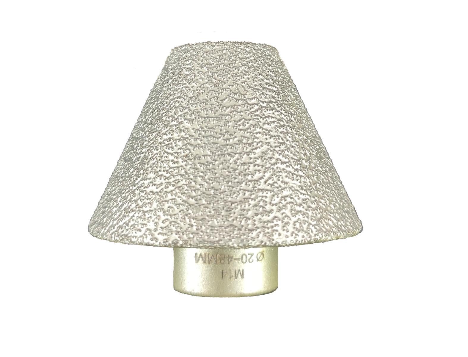 Embout à Chanfreiner Diamanté 38/50mm - Fraise Conique Disque Abrasif Pour Porcelaine Carrelage Marbre
