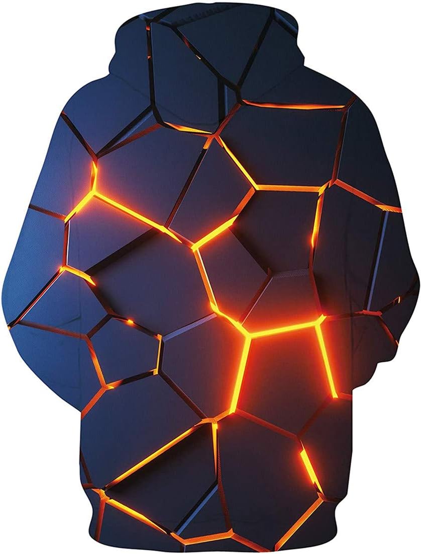 Men's Patterns Print Athletic Sweaters Fashion Hoodies Sweatshirts