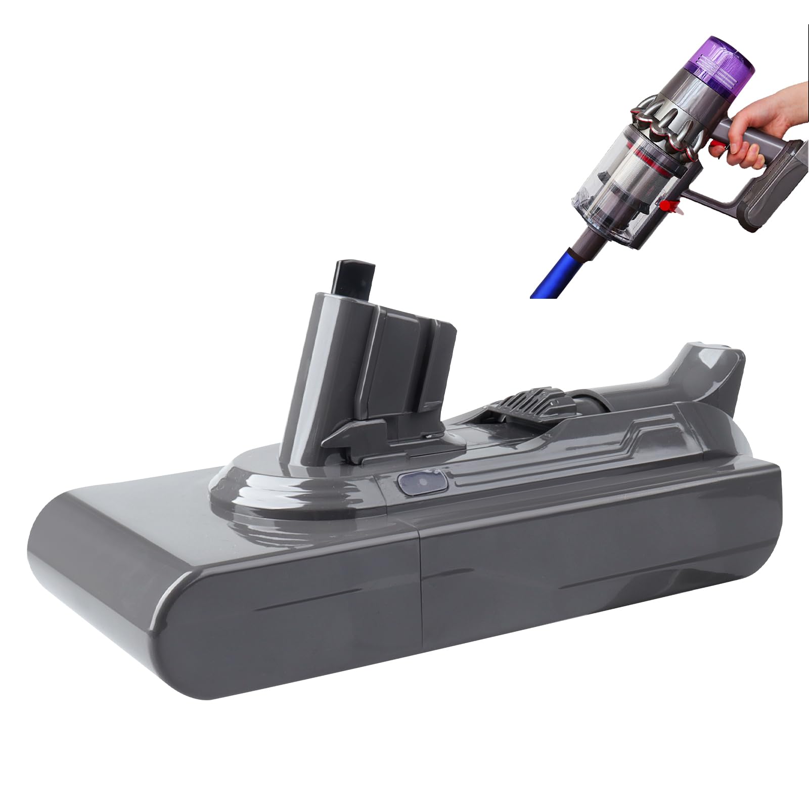V11 SV15 Batería Estilo Clic 25,2 V 3900 mAh Reemplazo para Dyson Compatible con V11 Torque Drive/Extra/Outsize/Absolute/Complete, SV16, SV18, SV15 y Aspiradoras Modelos 970425-01 970938-01