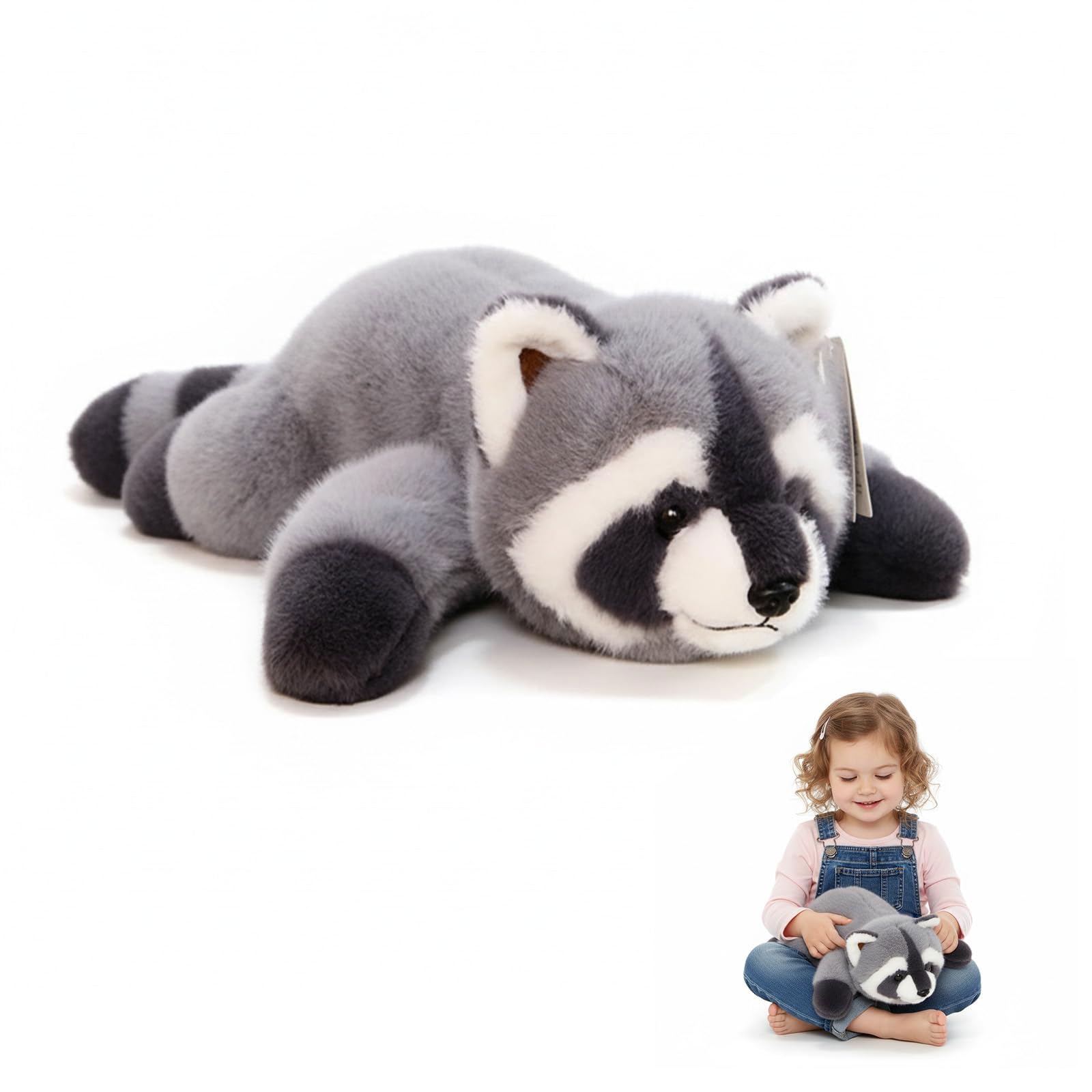 pluszowa zabawka, Ważona pluszowa miś Panda, miękkie pluszowe pluszaki, wypchany lis 30 cm(Raccoon Dog,65cm)