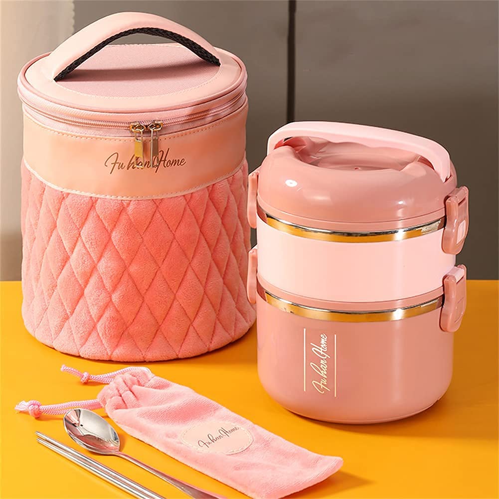 Amazon｜お弁当箱 保温ランチジャー 保温弁当箱 二段 おべんとう箱