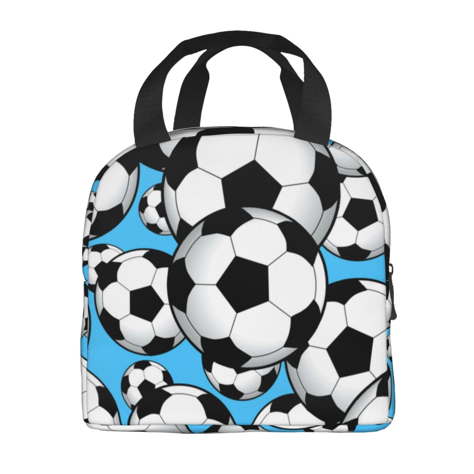 Amazon｜サッカーボールのパターン ランチバッグ お弁当バッグ 