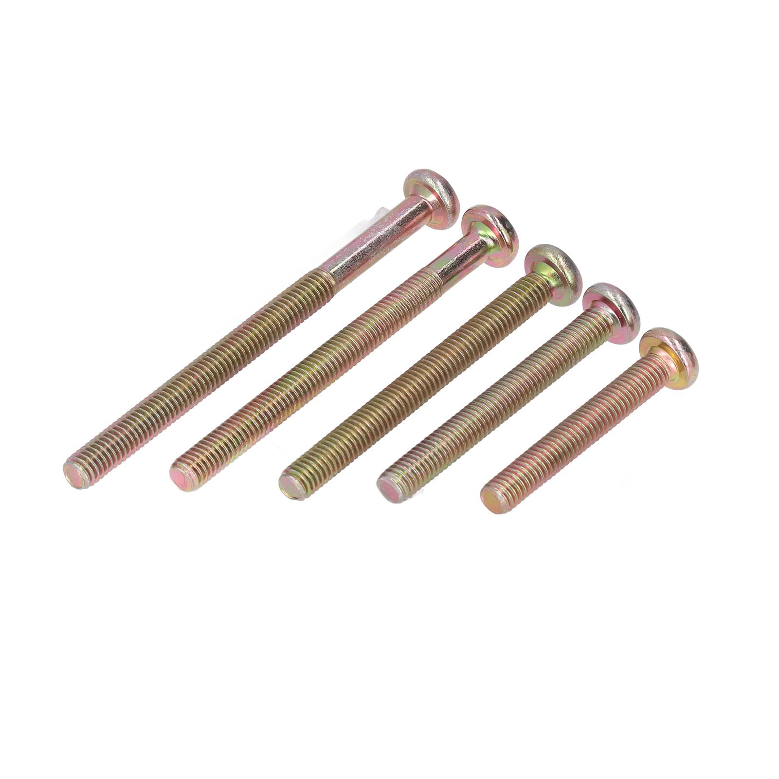 Stainless Steel High Hardness Furniture Attachment Screws, M6x40/50/60/70/80mm Hammer Set Wrench for Cribs, Tables, Chairs and More