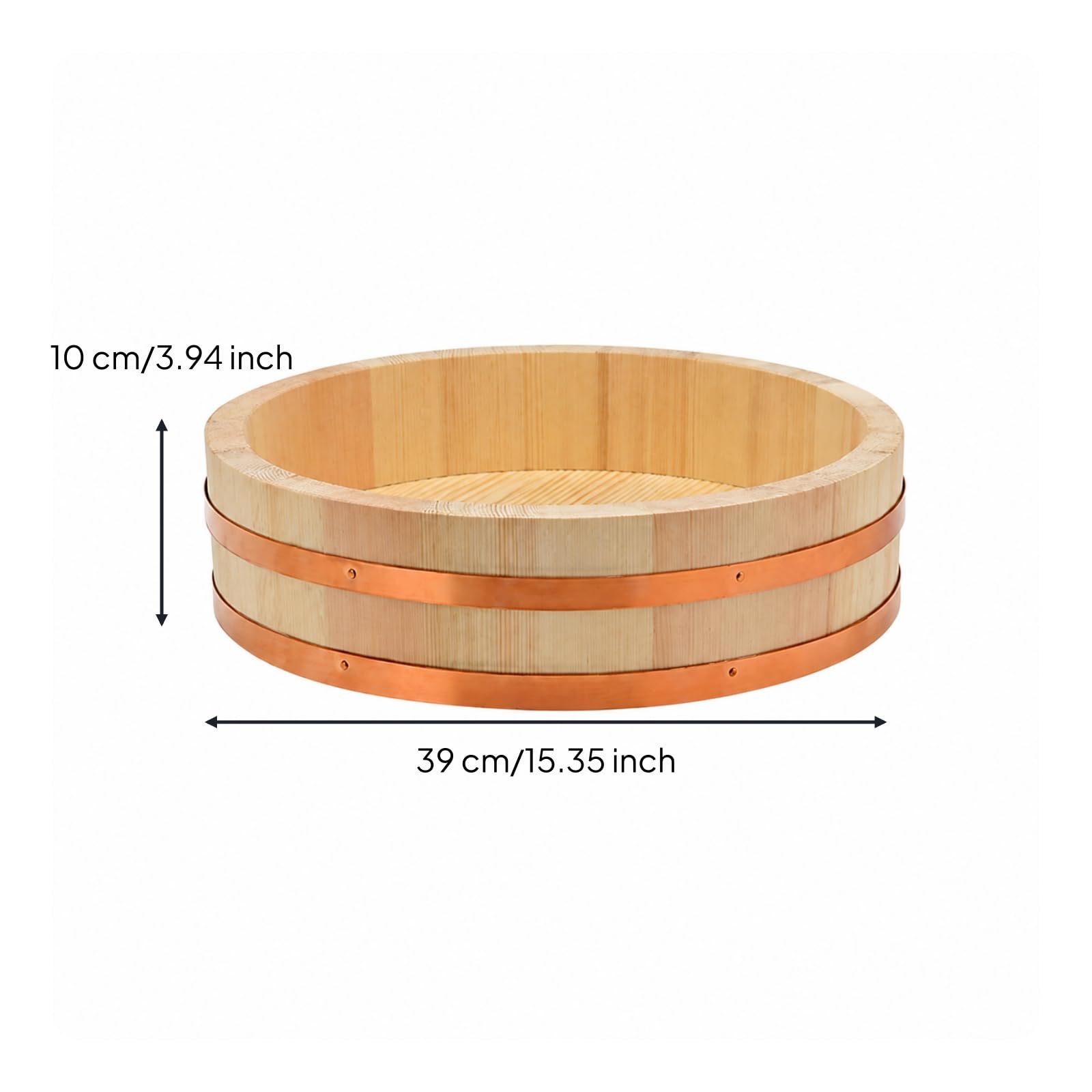 Colcolo Aus Holz Holzreisschale, 39x10cm