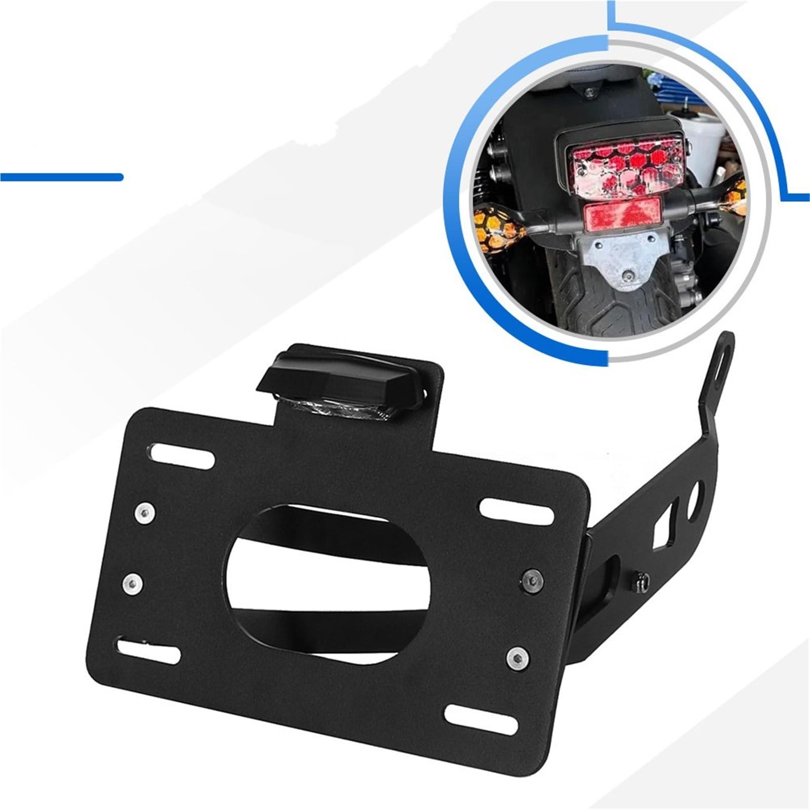 Portatarga Laterale A LED Moto Per Y&amaha XV1100 Virago XV535 535