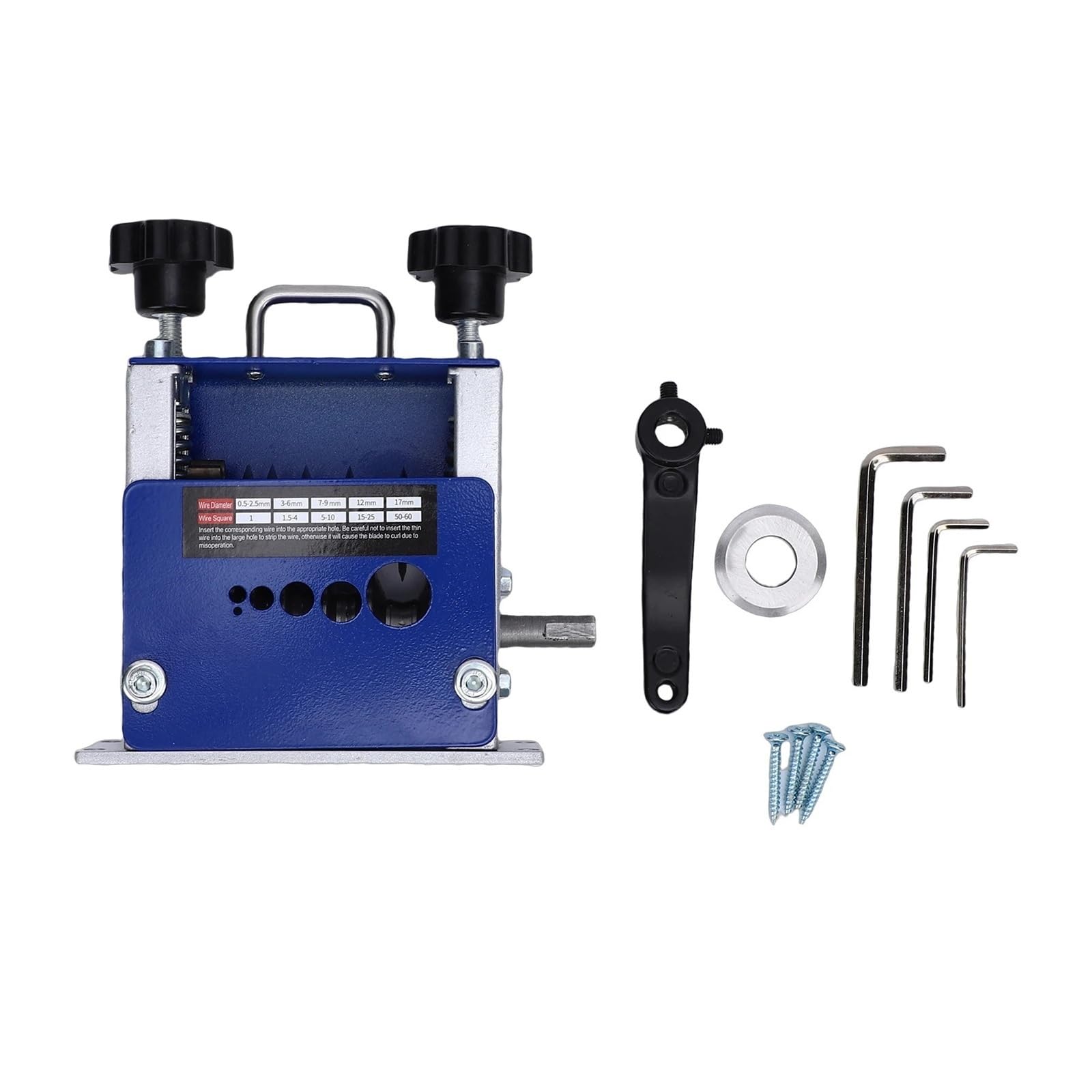 Wire Stripper, Wire Stripping Machine Hand Crank Or Drill Powered Electrical Stripper