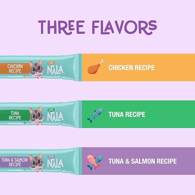 Love Nala - Golosinas para Gato Sabor Variedad - 24 Paq - 12 oz miniatura 2