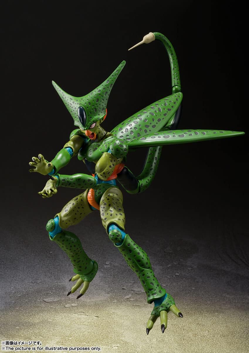 TAMASHII NATIONS - Dragon Ball Z - Cell First Form (Reissue) S.H.Figuarts Action Figure