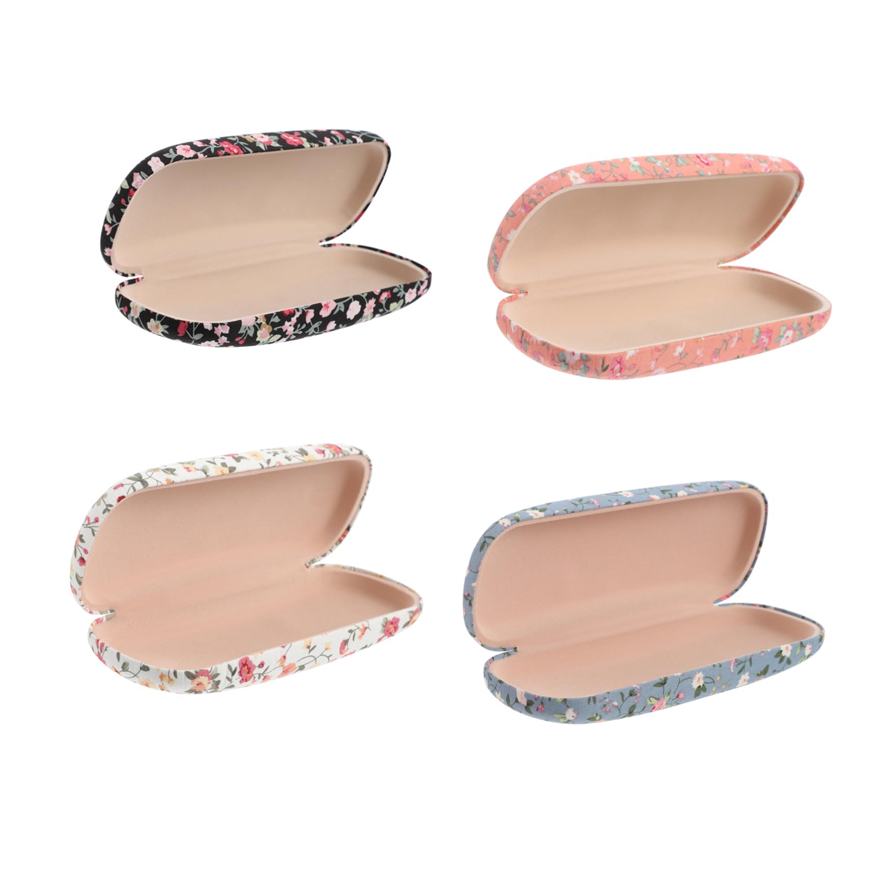 Custodia per Occhiali da Sole 4 Pezzi in Cotone, Box Creativo | Set Compatto, Accessori Hardware, per Viaggio All'aperto, Custodia per Occhiali