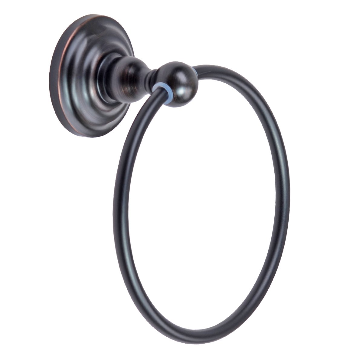 Satin Nickel Traditional Elm Collection Towel Ring, 20 Piece