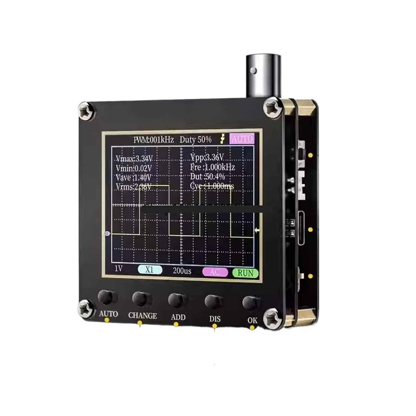 Oscilloscopio portatile, Oscilloscopio digitale portatile 138PRO, kit di apprendimento for STEM entry-level