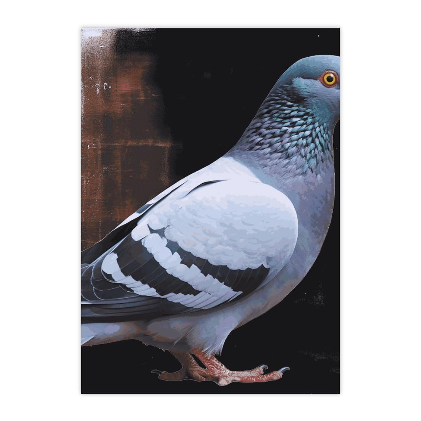 Autocollants mignons de pigeons étanches et ultra résistants pour gourdes et ordinateurs