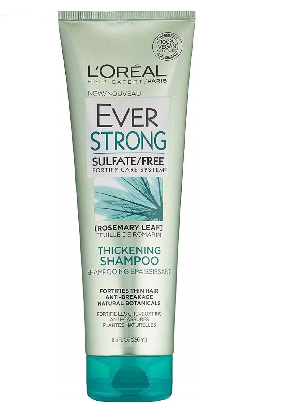 L'Oreal Paris EverStrong Thickening Shampoo 8.5 oz (Pack of 2)