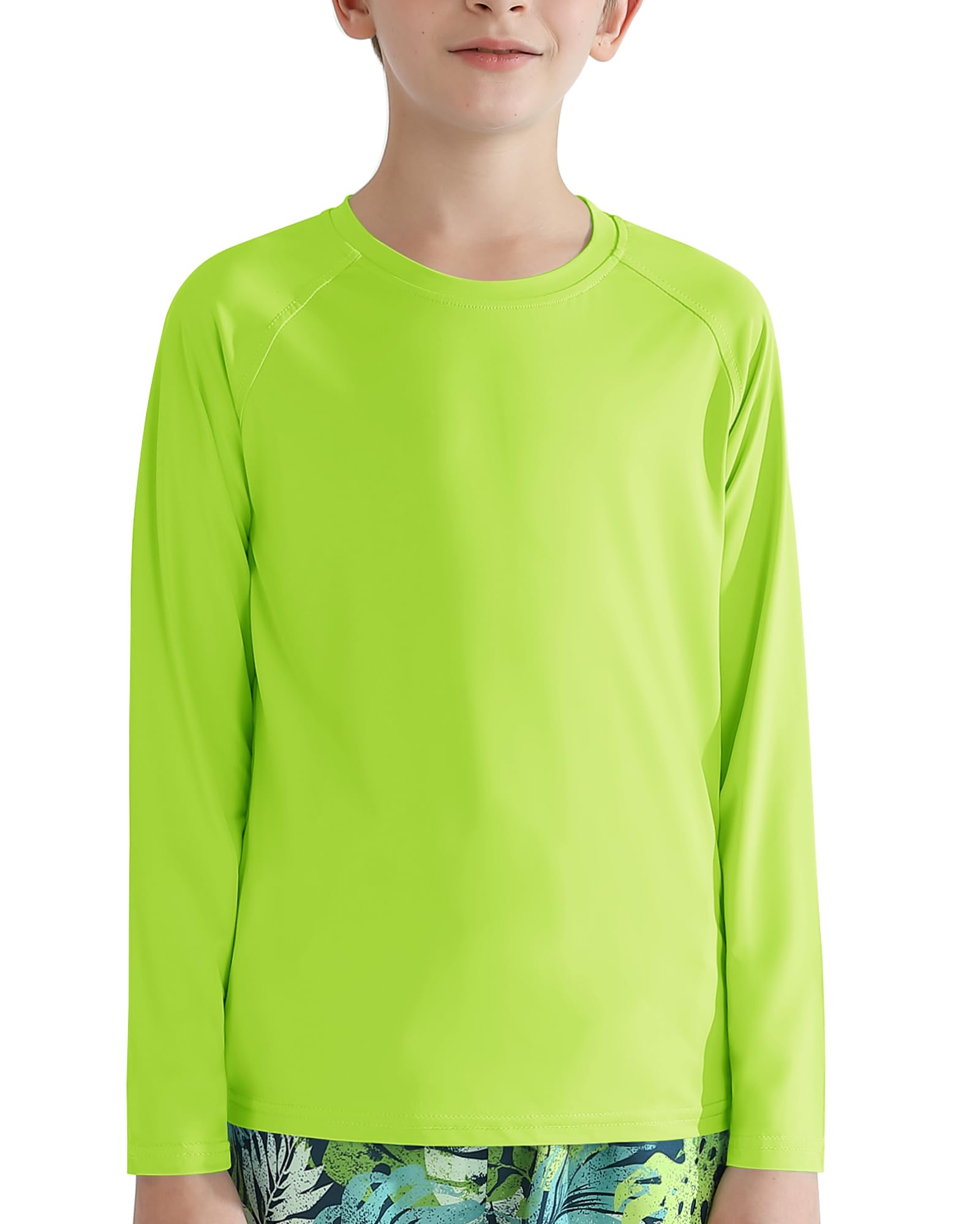 Valcatch Camisetas de protección solar UPF 50+ para niños y niñas, camiseta de manga larga para natación, protección contra erupciones para niños, adolescentes, pesca, senderismo, secado rápido