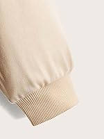 Vista 3 de SOLY HUX Sudadera con estampado de letras para niña, casual, manga larga, hombros caídos, camiseta