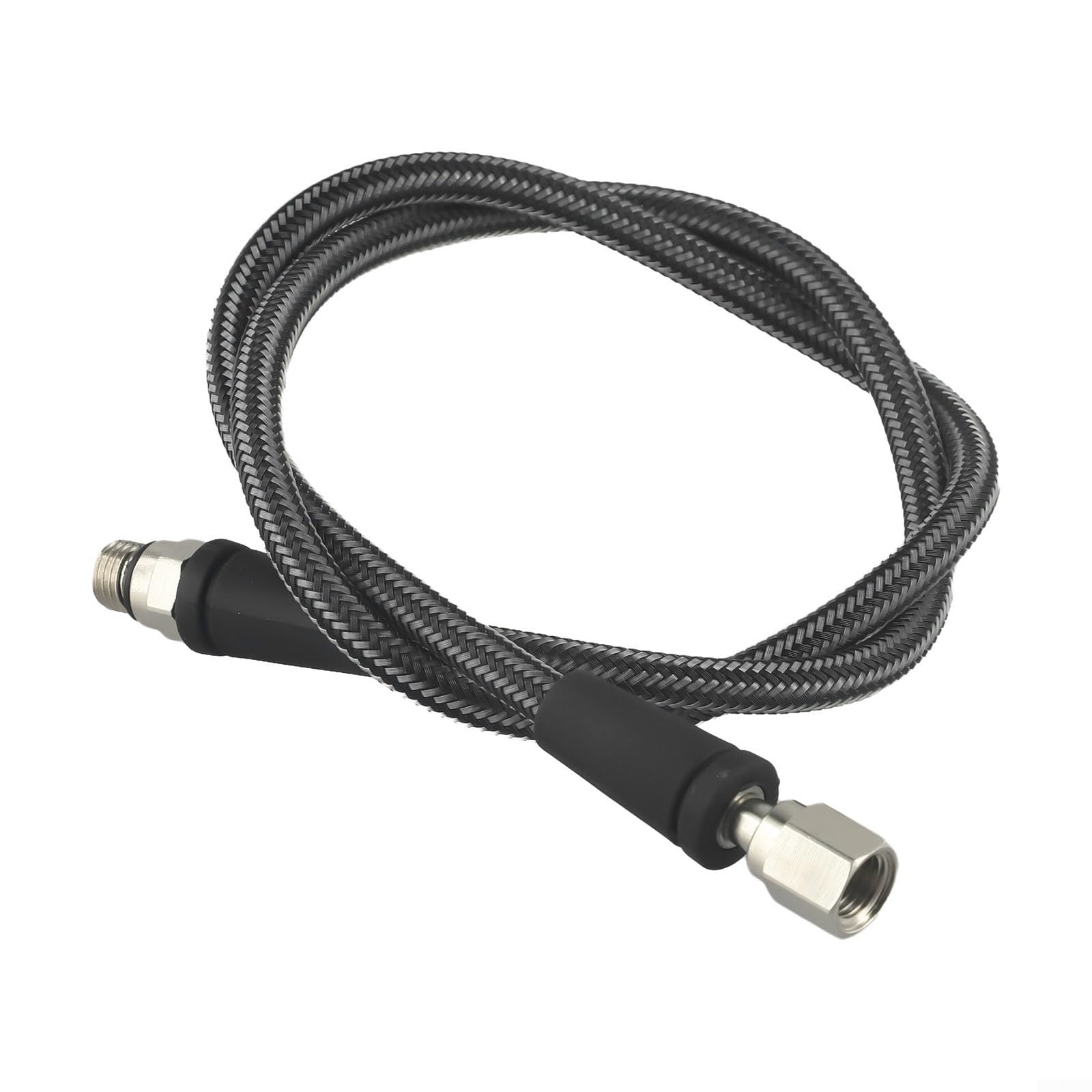 Diving For Braideds High-pressure Hose, Professional Scuba Diving Flexible Braideds Hose, HPs Regulator Hose, For DIDEEP Diving Residual Pressure Tube, 15Cm Side-mounted BCDs Regulator(80cm)