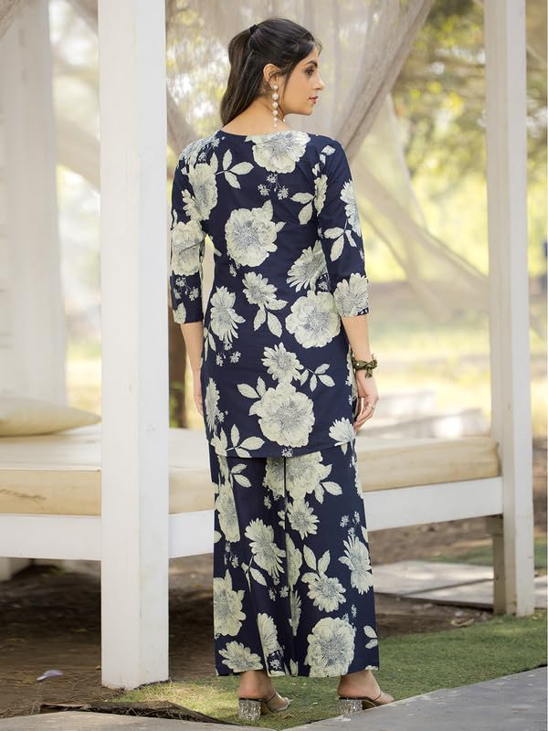 Image of Tee Projekt Cotton Ethnic Wear Co Ord Set for Women | Festive Co Ord Set for Women
