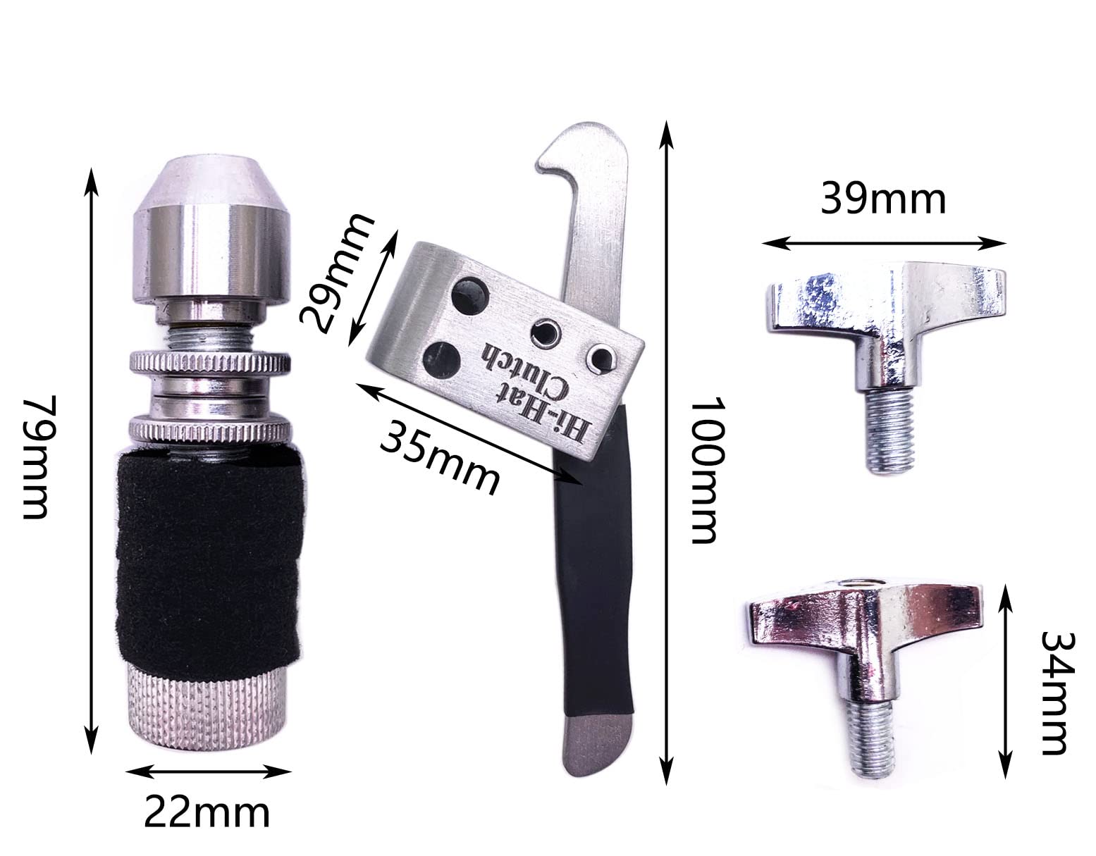 Jiayouy Fast Lock Hi-Hat Drop Clutch pour cymbale Jazz Drum Accessoires