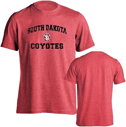 Miniatura 106 de Sport Your Gear NCAA Camiseta de manga corta retro con licencia oficial de aspecto desgastado para el día del juego, camiseta de espíritu deportivo