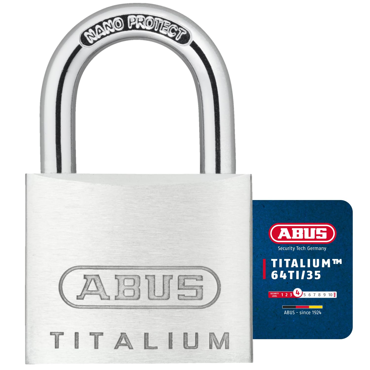 ABUS Mechanical 64Ti/35Mm Titalium Padlock Keyed Alike Ka6356 ABUKA56197