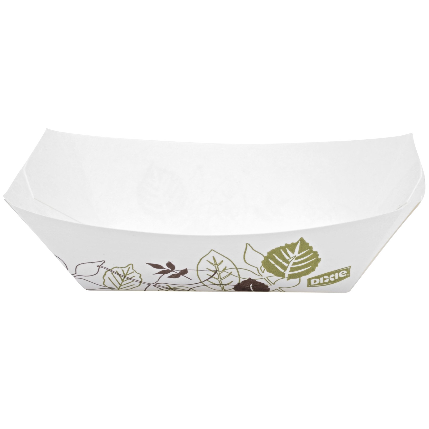 Dixie .5# Polycoated Paper Food Tray by GP PRO (Georgia-Pacific), Kant Leek, Pathways, 0.5lb, KL50PATH, 1,000 Count (250 Trays Per Pack, 4 Packs Per Case), 5 LB (1000 Trays)