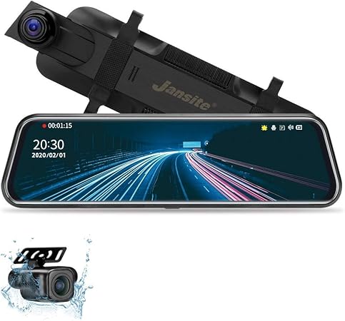 Amazon 2020最新 ドライブレコーダー右側カメラ 10インチ ミラー型 前後カメラ Sony センサー 170 超広角常時録画 128gb対応 駐車監視 衝撃感知 Wdr Hdr 暗視機能 防水構造 日本語説明書 ドライブレコーダー本体 車 バイク