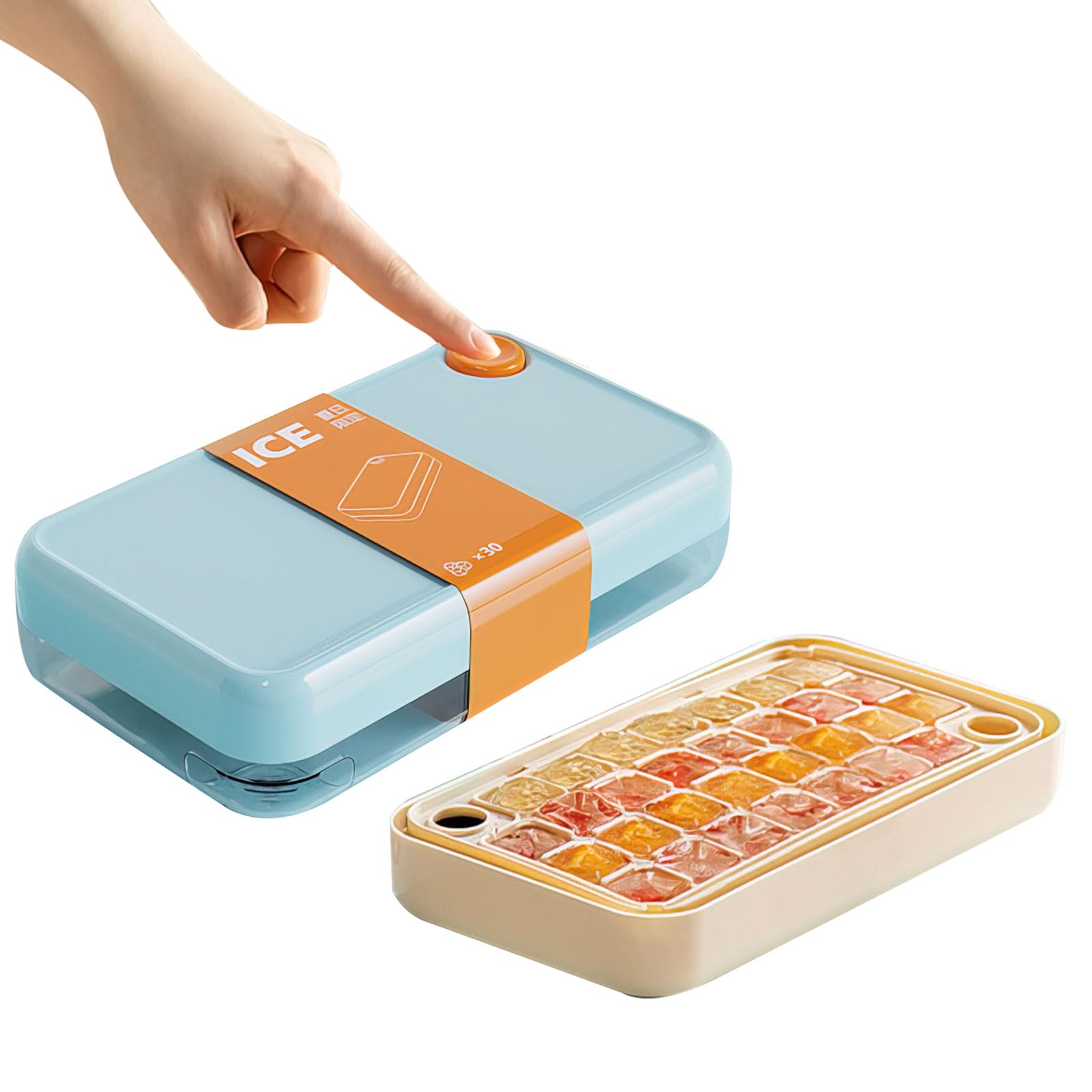 Amazon | ポクミル 製氷皿 製氷器 製氷機 蓋付き 氷を1秒で