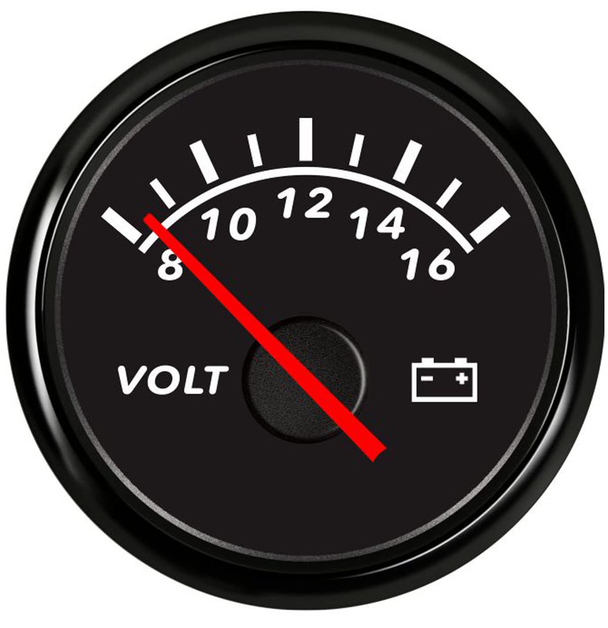 Automotive Voltage Meter 2 inch/52 mm Digital Voltage Gauge in Automotive Voltage Meter 2 inch/52 mm Digital Voltage Gauge in