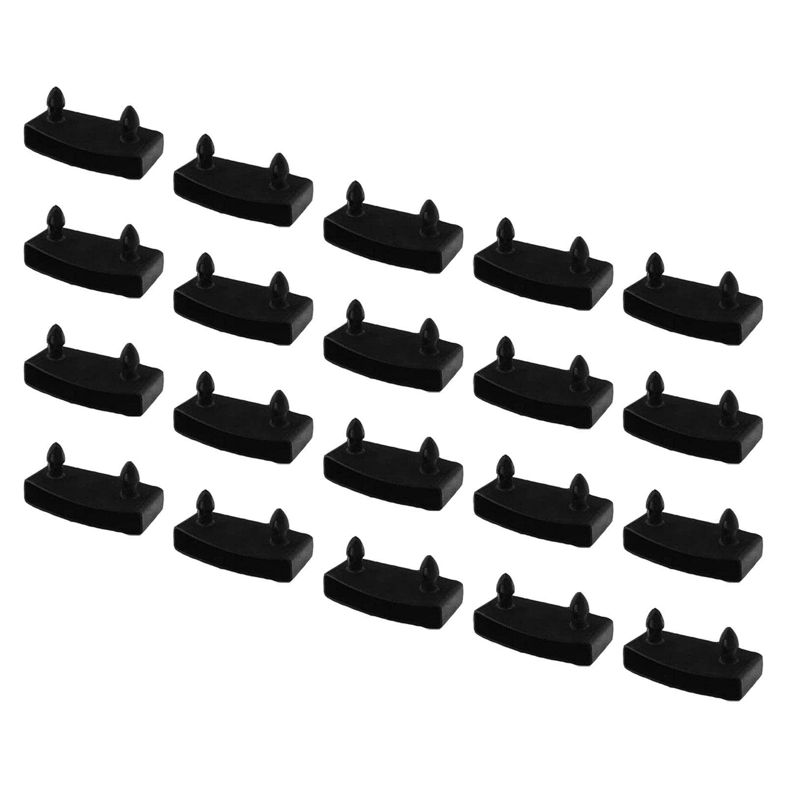 UJEAVETTE® 20X End Caps for Bed Holding Side Slat Bracket Cover for Leather Bed Day Bed-image-28