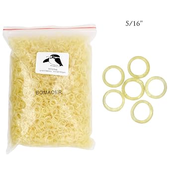 5000pcs Yellow - Orthodontic Elastic -For Braces - Dental Rubber Bands 5/16 3.5oz penguin