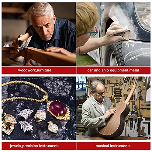 88 vellen nat en droog schuurpapier, 400 tot 7000 grit schuurpapier assortiment, 9 x 3,6 inch schuurpapier voor hout, meubelafwerking, muur, metaal, auto-polijsten, schuurblokschuurmachine - Afbeelding 7