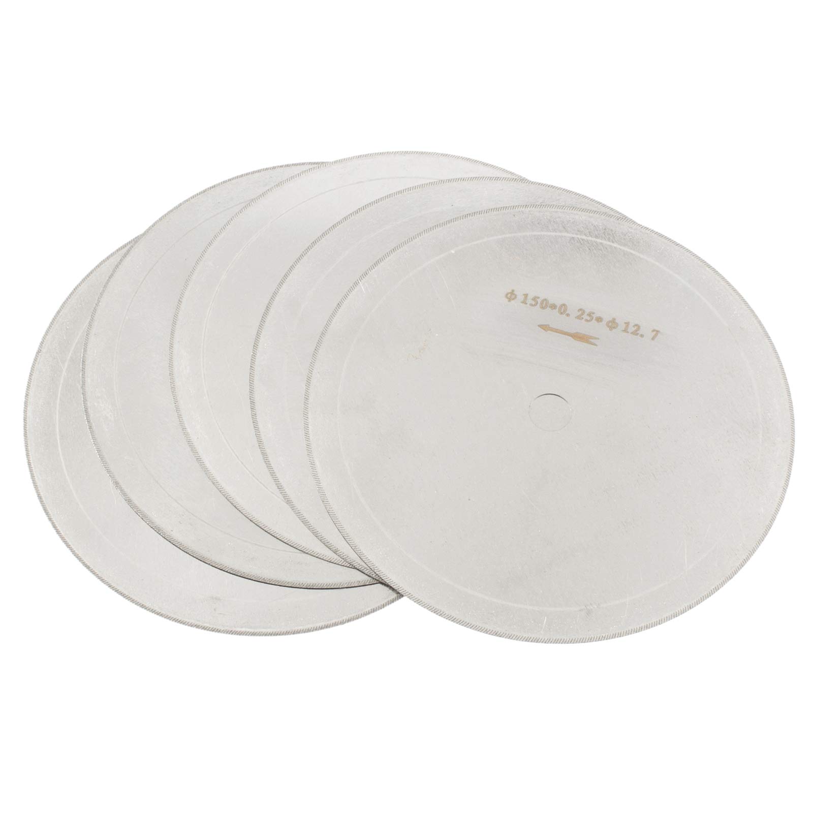 Lot De 2 Lames Diamantées 150 Mm (6") Pour Scie Lapidaire – Trou D’arbre 16 Mm – Pour Coupe Humide, Bijouterie, Pierres - 13