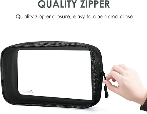 Miniatura 6 de ProCase Bolsa para dispositivos electrónicos, organizador de accesorios de viaje, bolsa de almacenamiento para disco duro, ratón, cables USB,