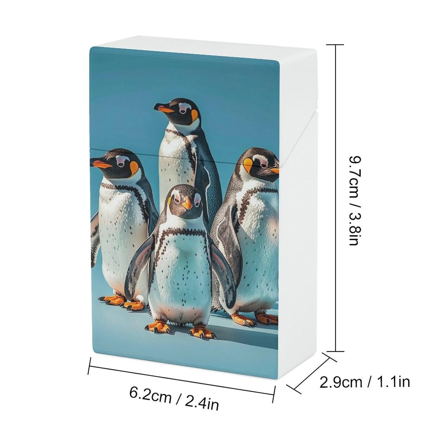 Animals Cigarette Case Portable Cigarette Holder Case Durable Cigarettes Cases & Dispensers