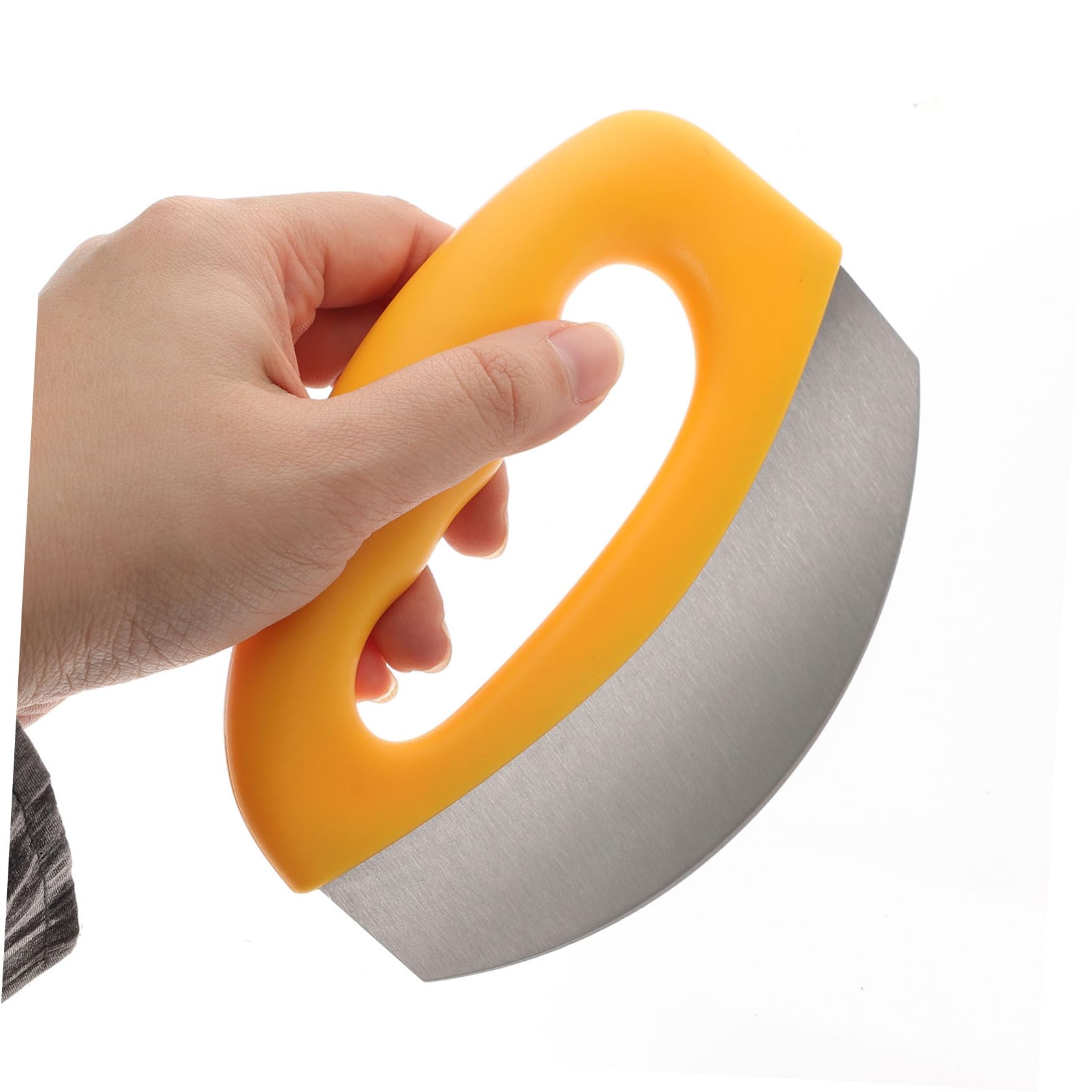 Ciieeo 2Pcs Stainless Steel Pizza Cutter with Handle Multi Purpose Annular Slicer for Baking Easy to Use for Cutting and Pastry Kitchen Tool