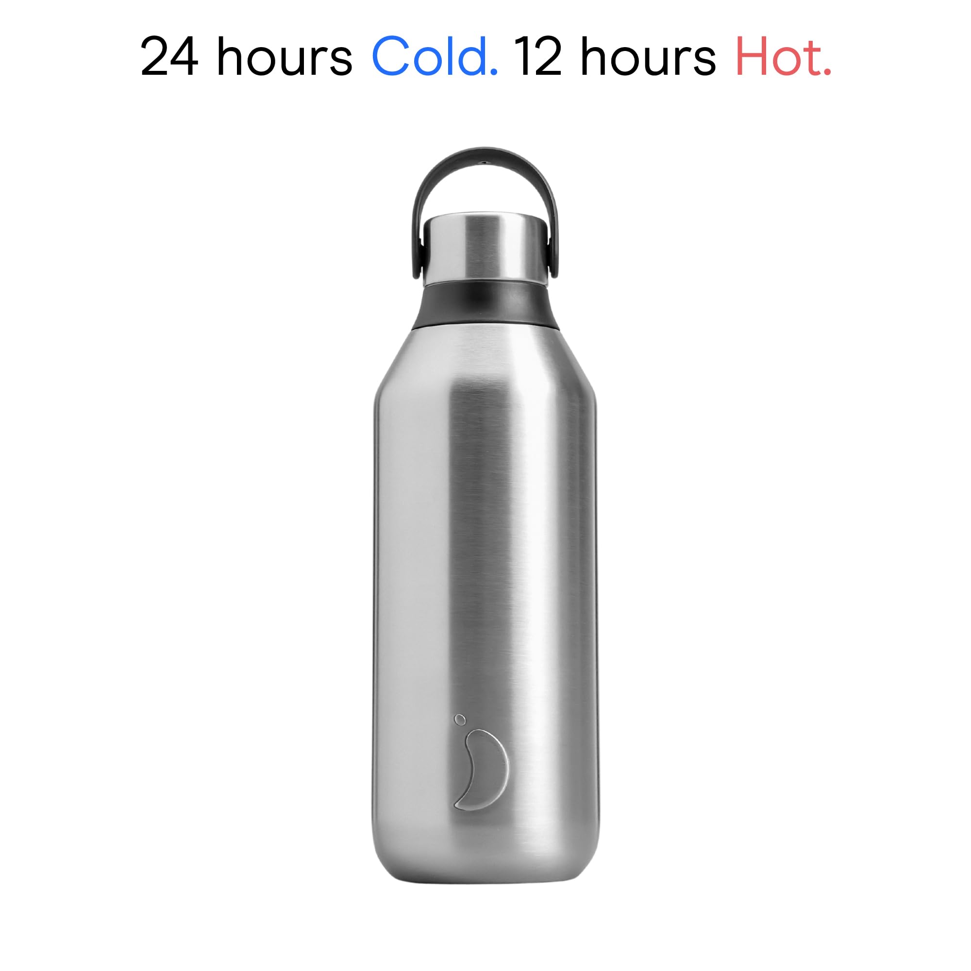 Chilly's Series 2 Water Bottle, Vacuum Insulated Stainless Steel Water Bottle with Soft Collar & Carry Loop - Image 4