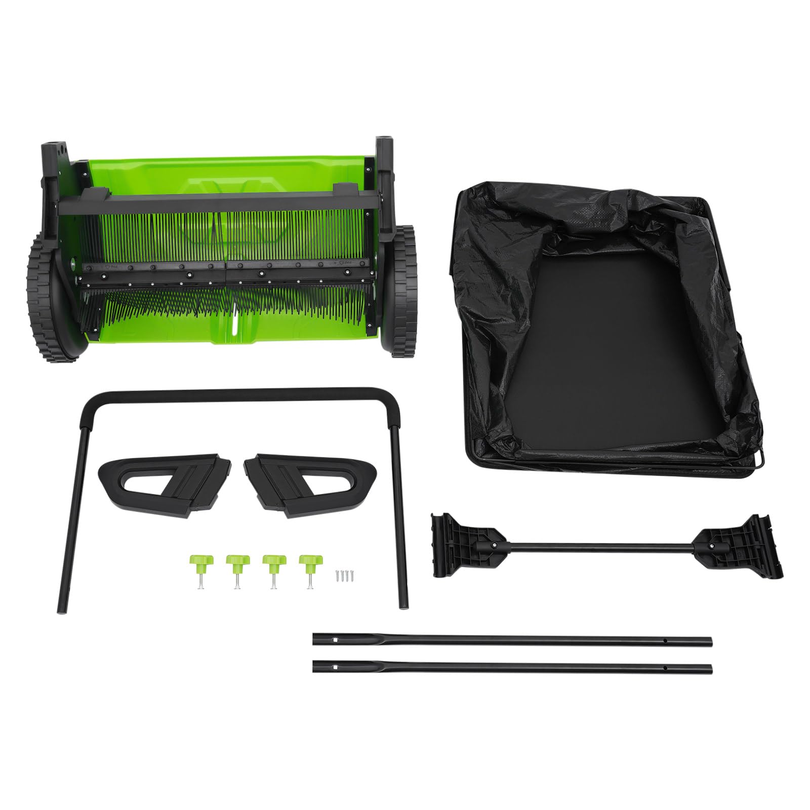 Raccogli foglie manuale, larghezza 53 cm, 100 l, spazzatrice per prato