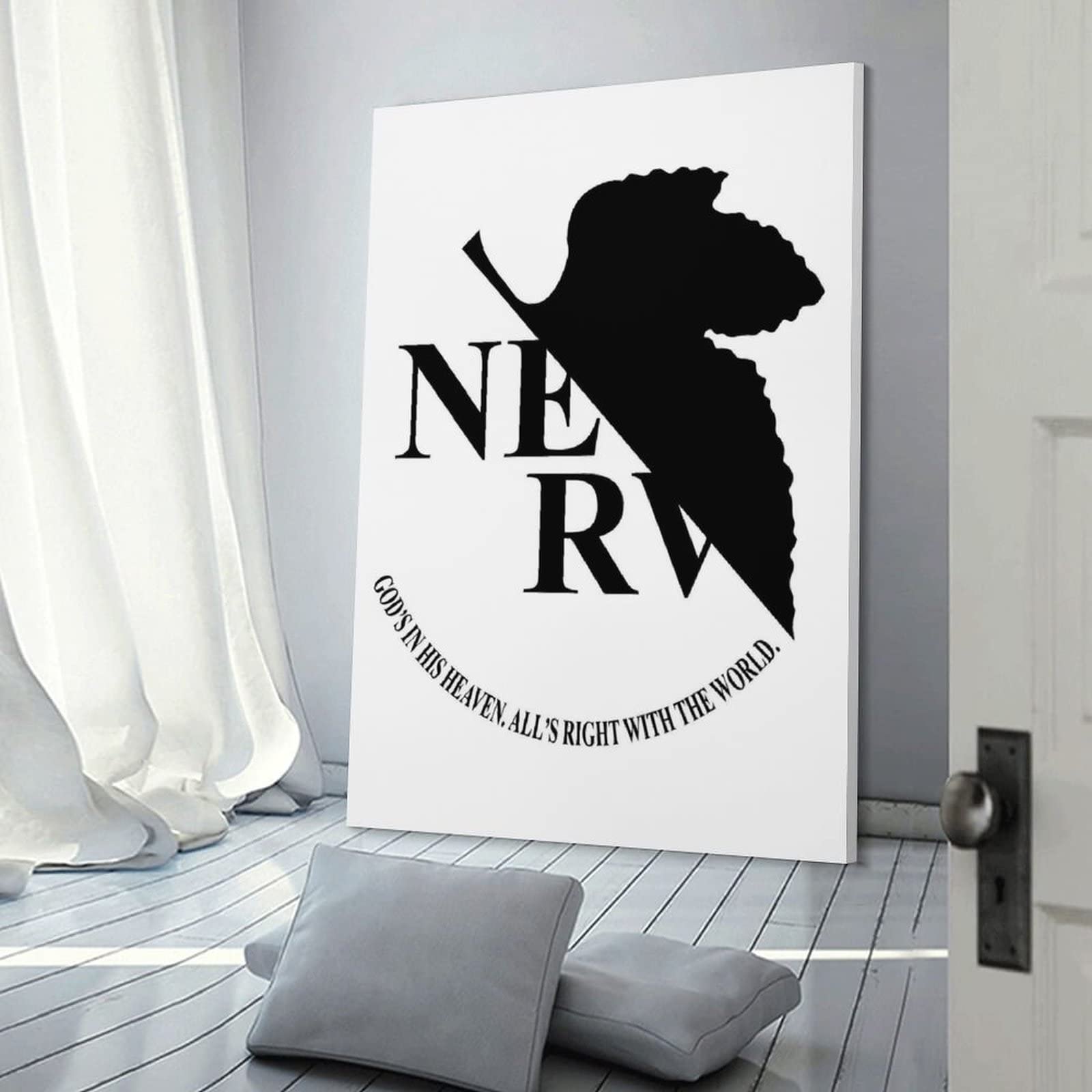 エヴァンゲリオン アートポスター 木製フレーム付き エヴァンゲリオン